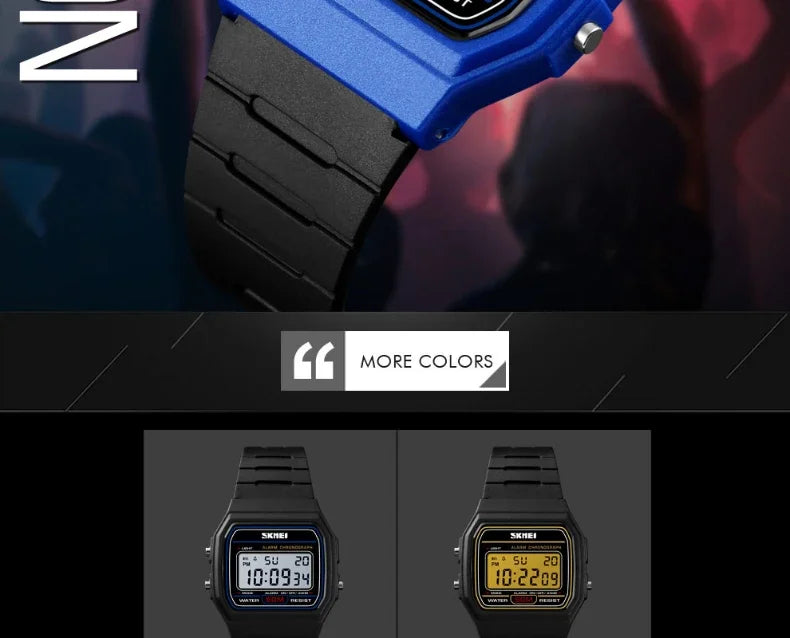 Digital Sports Watch – Waterproof Display for Women