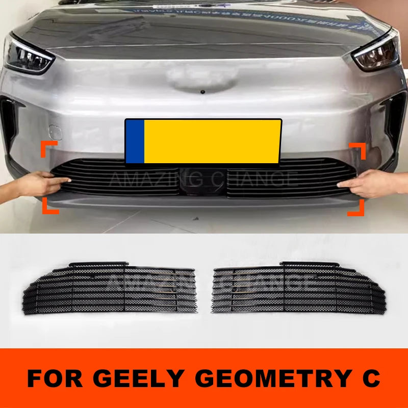 Aluminum Alloy Front Grille Cover – Protective Radiator Trim for Geely Geometry C
