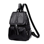 Leather Designer Backpack – Large Capacity Women’s Bag for Travel and School