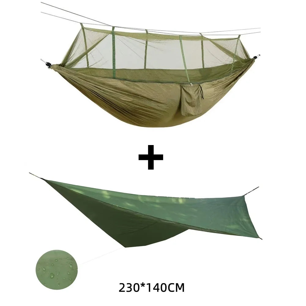 Portable Parachute Hammock – Mosquito Net for Outdoor Camping and Hiking