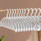 Non-Slip Plastic Hangers – Thick Wide Shoulder Drying Rack for Home Wardrobe