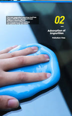 Car Cleaning Gel – Dust Removal Slime for Automobile Air Vents and Keyboards