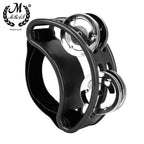 Foot Tambourine with Metal Jingles – Percussion Instrument for Drumming