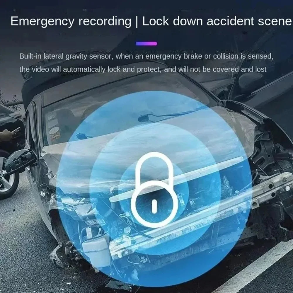 1080P Dash Camera – Night Vision Vehicle Recorder for Car Accident Security