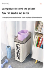 Rolling Slim Laundry Hamper – 22 Inch Waterproof Sorter for Home Organization