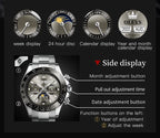 OLEVS Automatic Mechanical Watch – Luxury Chronograph for Business and Sports