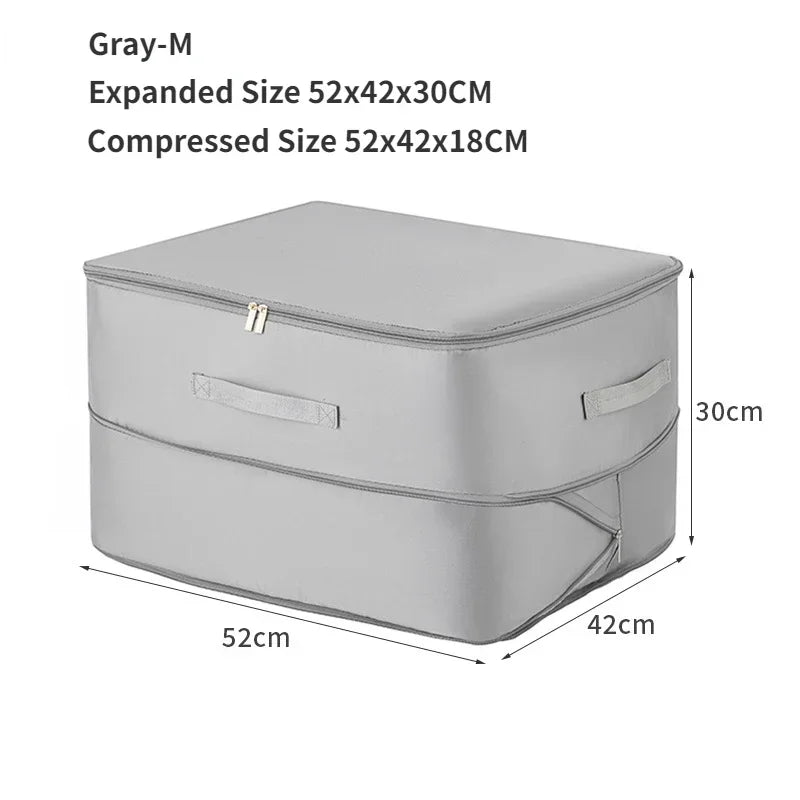 Large Compression Storage Bag – Space Saving Quilt Organizer for Closet