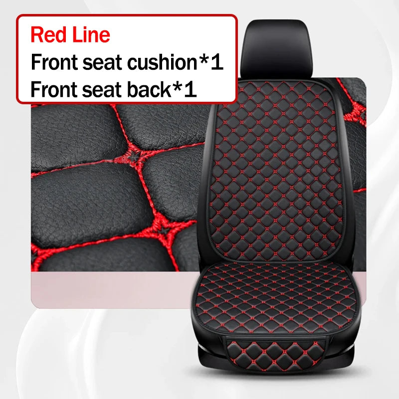 Universal PU Leather Car Seat Cover – Minimalist Soft Cushion for Auto Interior