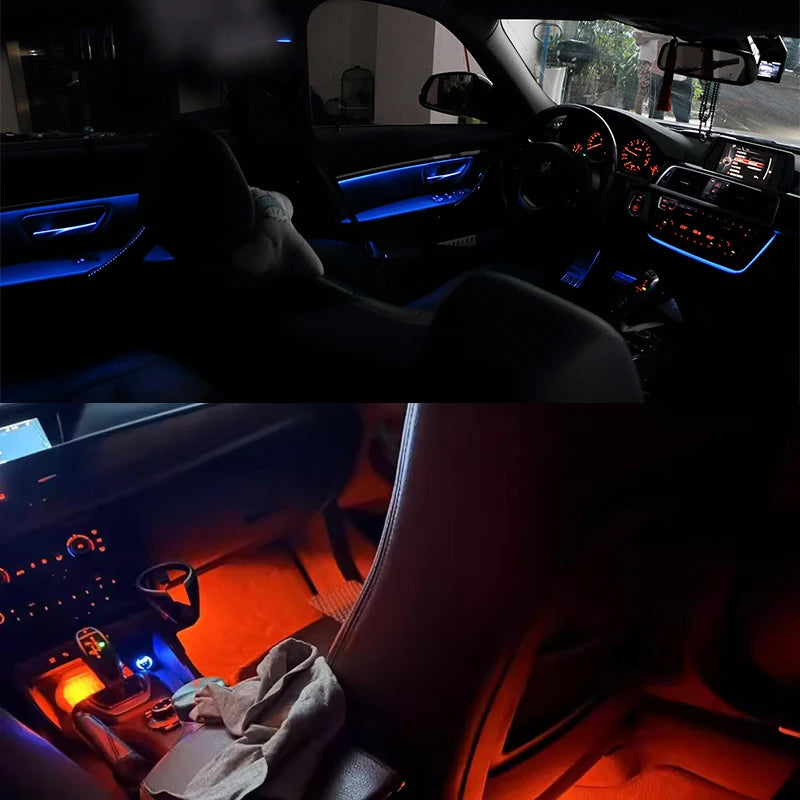 LED Door Panel Ambient Lighting – Interior Atmosphere Lights for BMW