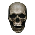 Full Head Skull Mask – Realistic Moveable Jaw for Halloween Cosplay
