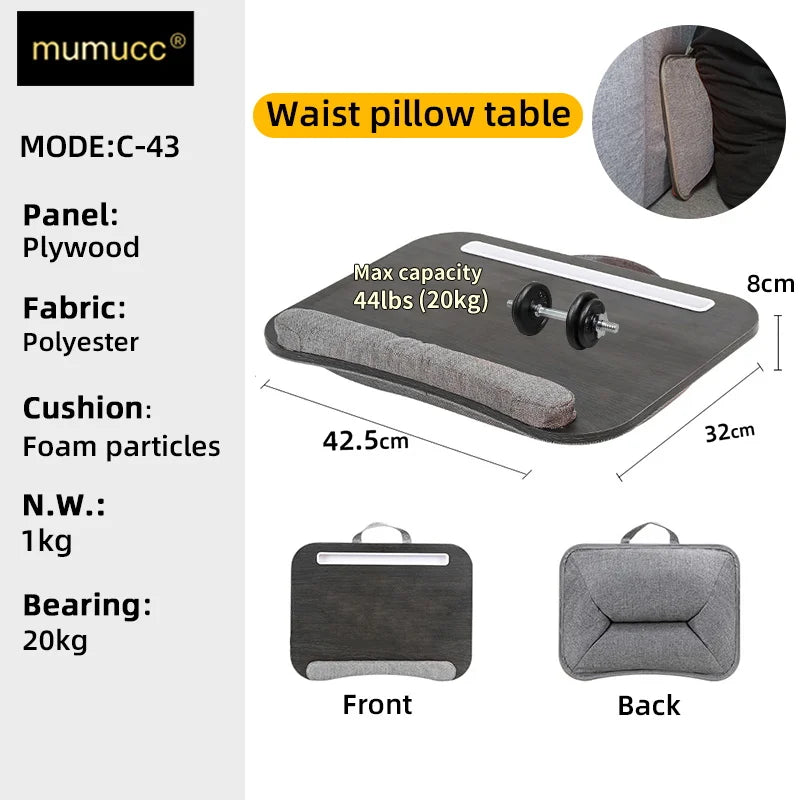Ergonomic Waist Support Cushion – Lumbar Backrest for Office Computer Chair