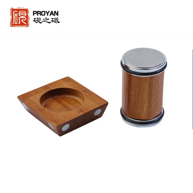 Fixed Knife Sharpener – Diamond Ceramic Whetstone for DIY Woodwork