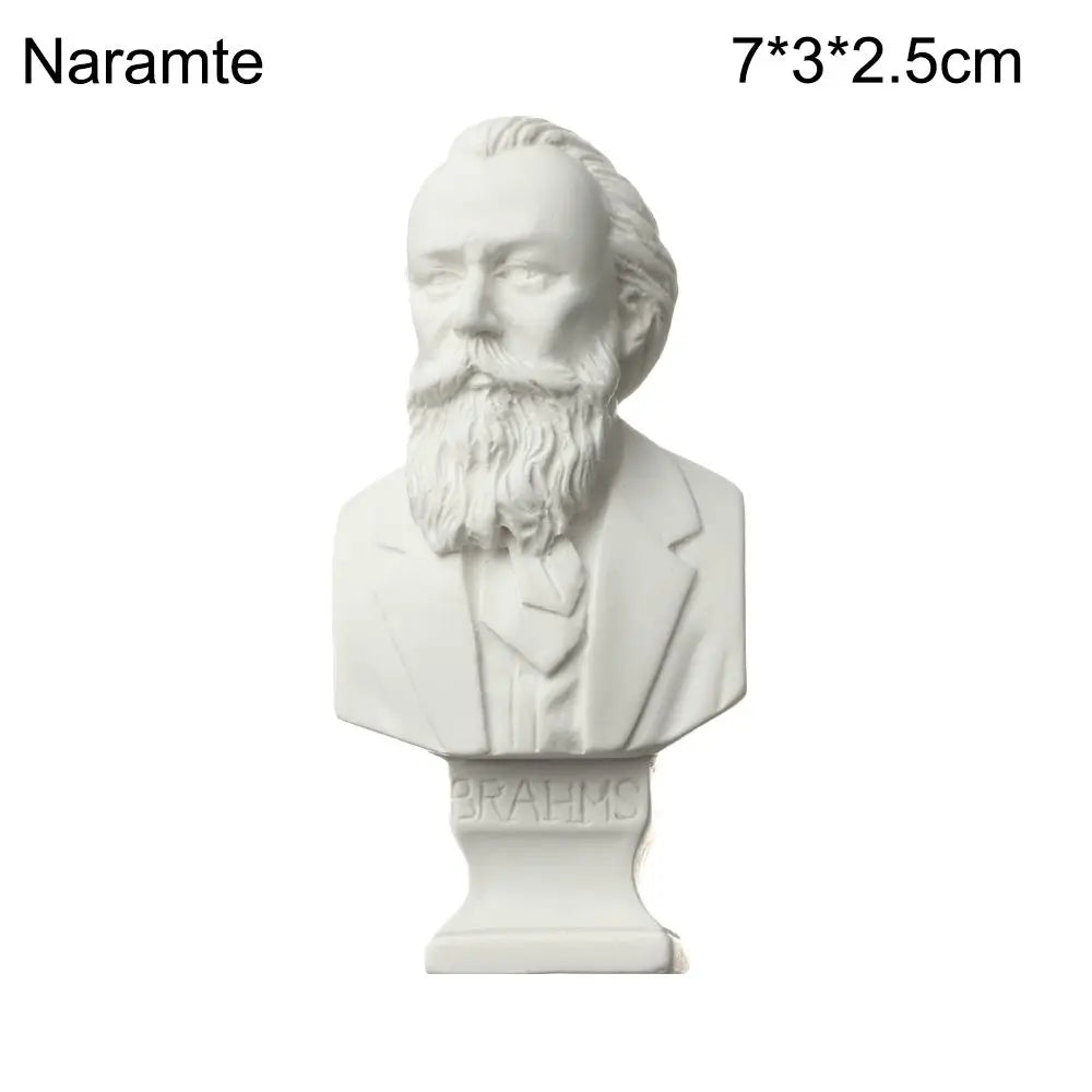 Mini Greek Mythology Bust – Plaster Sculpture for Art Drawing Practice