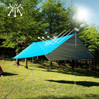 Waterproof Camping Tarp – Sun Shade Canopy for Outdoor Hiking Survival