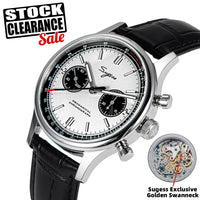 Sugess 1963 Mechanical Chronograph Watch – Sapphire Pilot Style for Men
