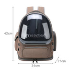 Transparent Pet Carrier Backpack – Breathable Travel Bag for Cats and Dogs