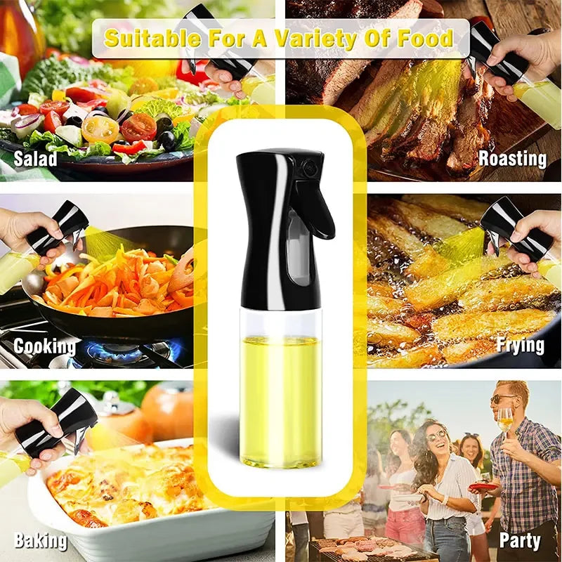 Oil Spray Bottle – Kitchen Vinegar Sprayer for BBQ Cooking and Baking