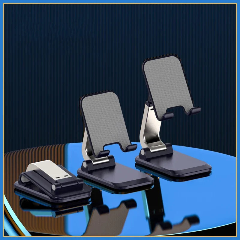 Foldable ABS Desktop Stand – Portable Holder for Mobile Phone and Tablet