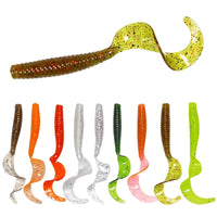 Soft Tail Fishing Lures – 8cm Artificial Bait Tackle for Freshwater Anglers