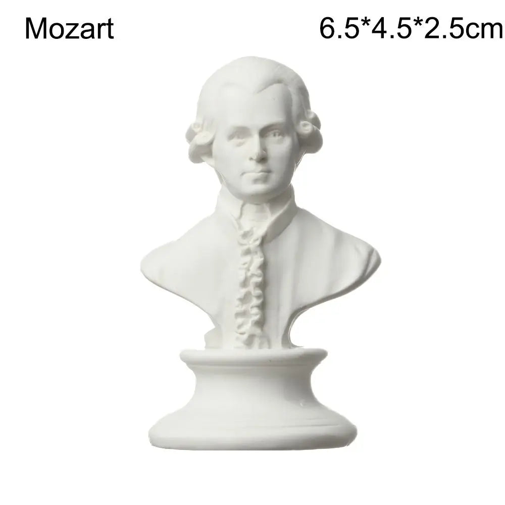 Mini Greek Mythology Bust – Plaster Sculpture for Art Drawing Practice