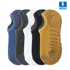Cotton Low-Cut Ankle Socks – Breathable Casual Footwear for Men