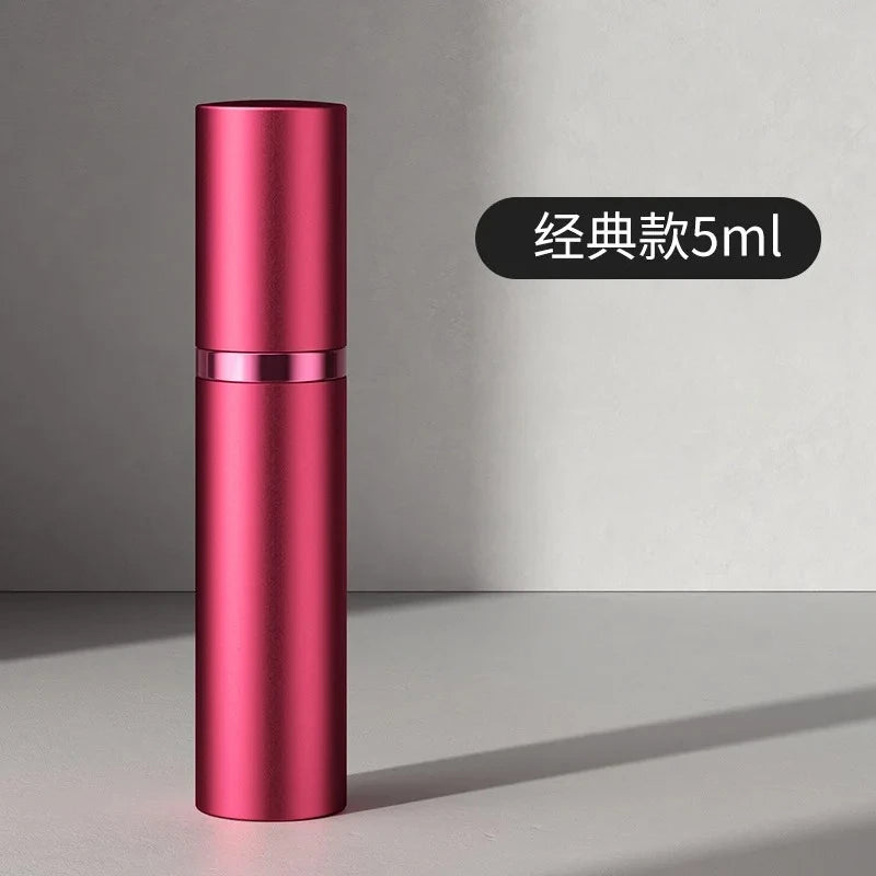 Refillable Aluminum Perfume Atomizer – Portable Spray Bottle for Travel