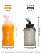 Foldable TPU Soft Flask – BPA-Free Water Bottle for Outdoor Running Sports