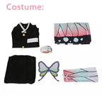 Kochou Shinobu Kimono Uniform Set – Kids Demon Slayer Cosplay for Halloween