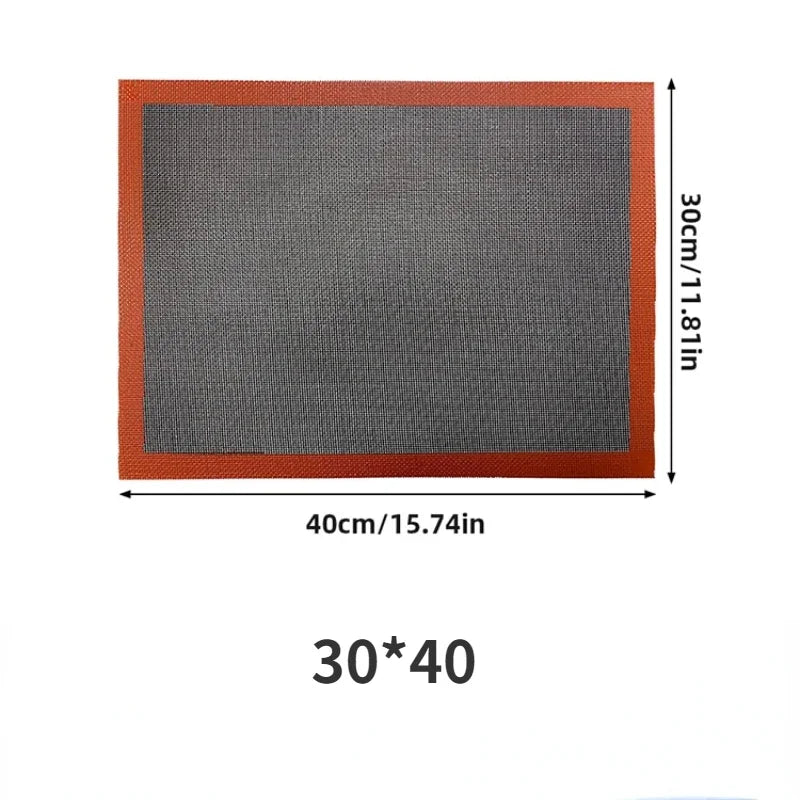 Silicone BBQ Grill Mat – Breathable Non-Stick Liner for Oven and Baking