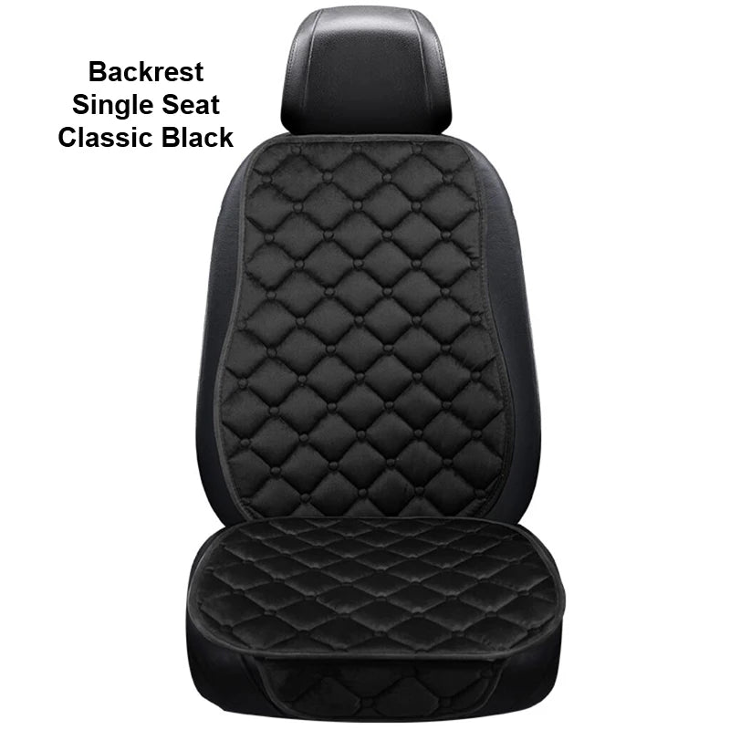 Universal Plush Car Seat Cushion – Winter Warmth for Automotive Interior