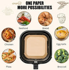 Disposable Air Fryer Liners – Non-Stick Paper Sheets for Baking and Roasting