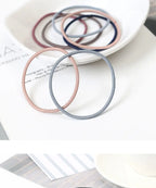 Nylon Elastic Hair Bands – 3.5CM Soft Ponytail Scrunchies for Daily Styling