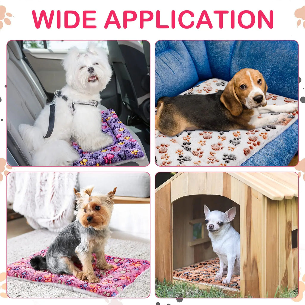 Washable Plush Pet Sofa Bed – Soft Winter Sleeping Mat for Small Large Dogs