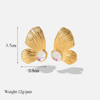 316L Stainless Steel Waterproof Earrings – Minimalist Jewelry for Vacation