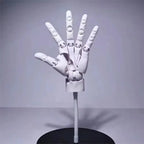 Articulated Wooden Hand Model – Posable Sketching Figurine for Artists