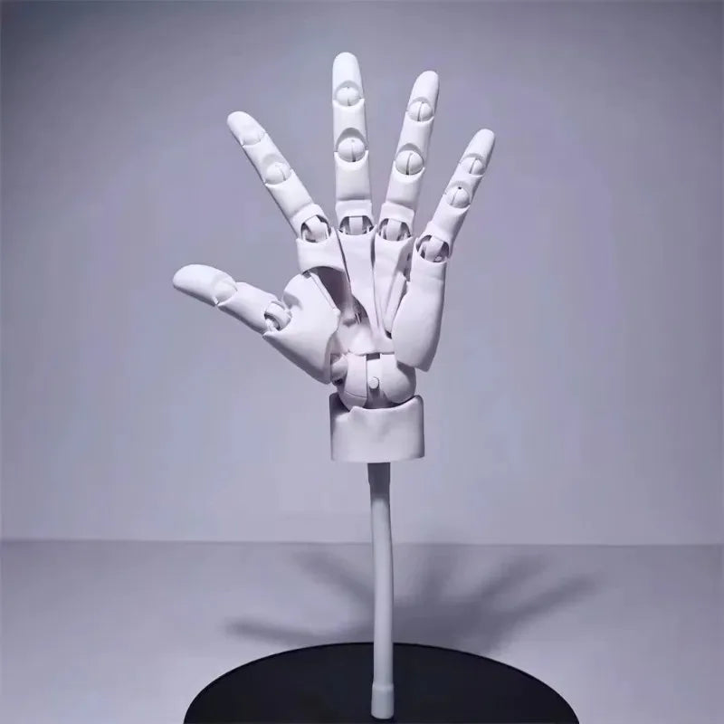 Articulated Wooden Hand Model – Posable Sketching Figurine for Artists