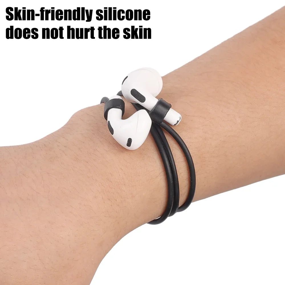 Silicone Anti-Lost AirPods Pro Strap – Secure Neck Cord for Sports