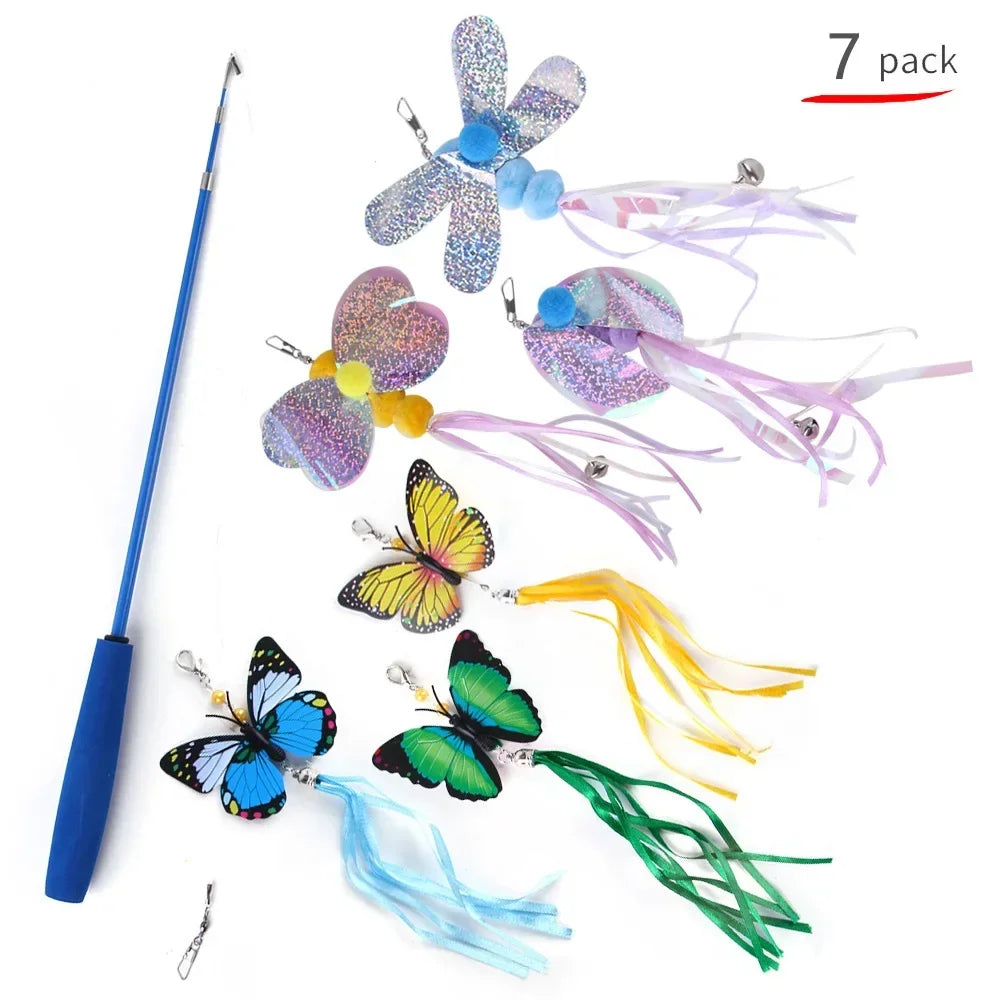 Interactive Cat Play Tunnel – Foldable Mouse and Fish Toy Set for Pets