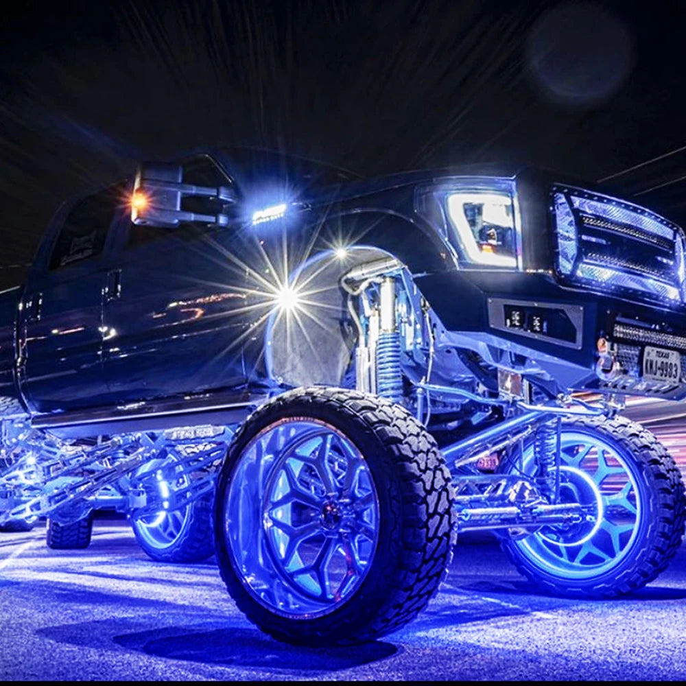 RGB LED Underglow Chassis Lights – Waterproof Exterior Decoration for Off-Road Trucks