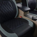 Waterproof PU Leather Car Seat Cover – All Season Full Coverage for SUV Sedan