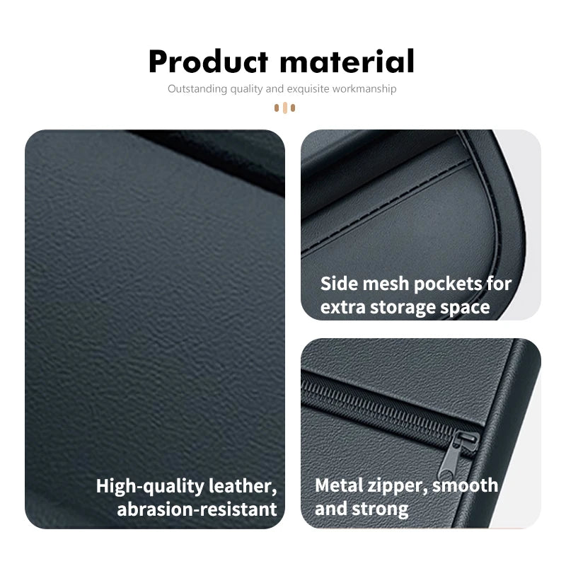 Armrest Box Pad – Padded Elbow Support Cushion with Storage for Peugeot Cars