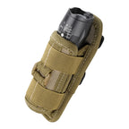 Rotatable Tactical Flashlight Pouch – 360 Degree Belt Clip for Outdoor Gear
