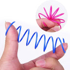Colorful Plastic Cat Spring Toys – Interactive Coil for Kitten Exercise