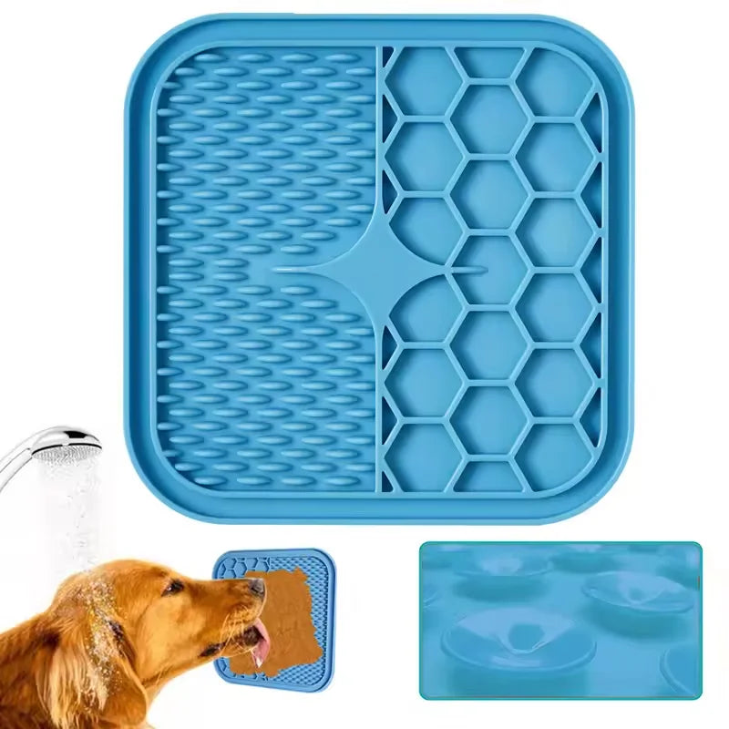 Slow Feeder Licking Mat – Anti-Choking Textured Pad for Dog and Cat Anxiety