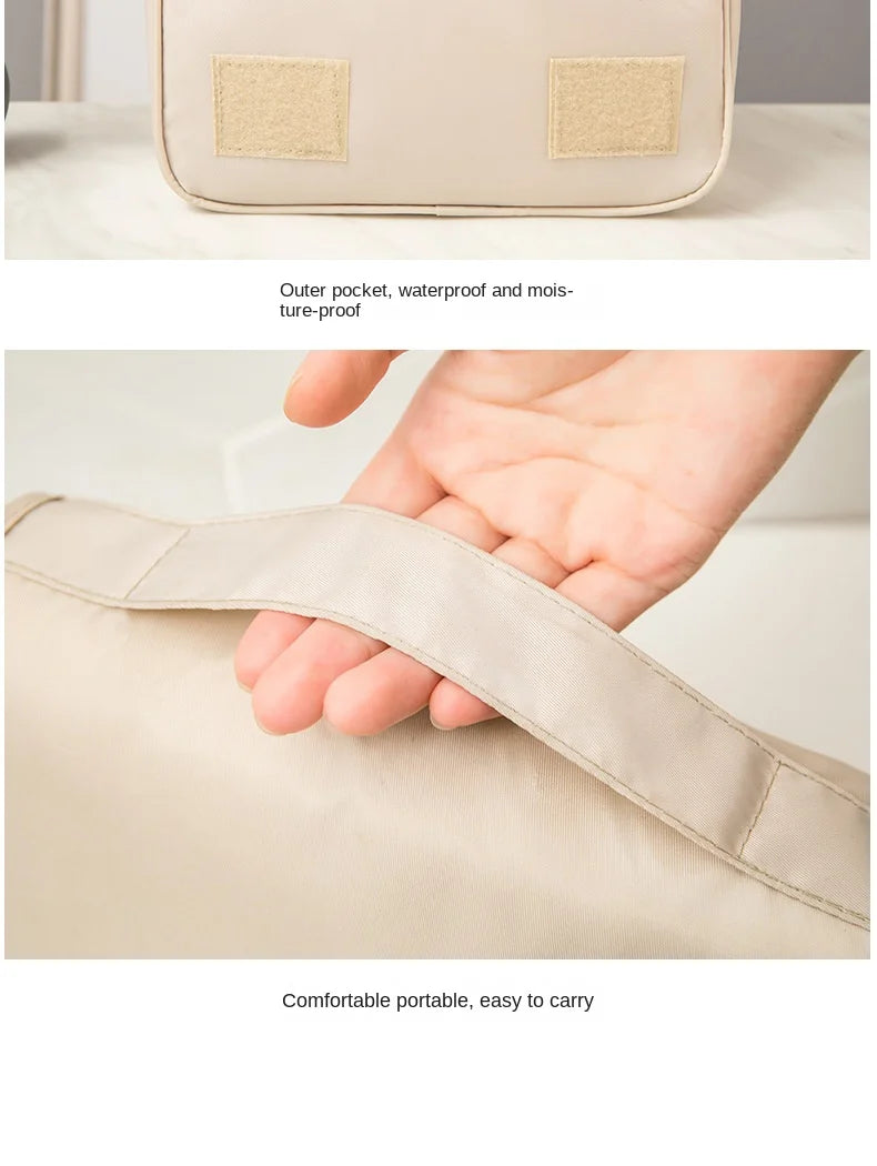 Waterproof Cosmetic Travel Bag – Hanging Toiletry Organizer for Women