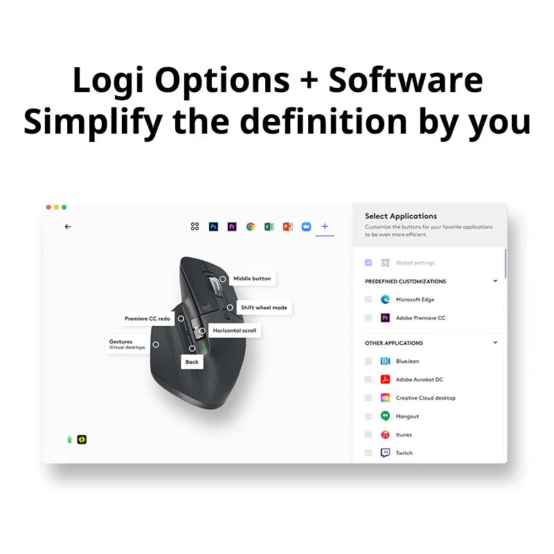 Logitech MX Master 3S Wireless Mouse – Ergonomic Silent Design for Office Work