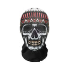 Full Face Skull Animal Mask – Breathable Mesh Headgear for Halloween Cosplay