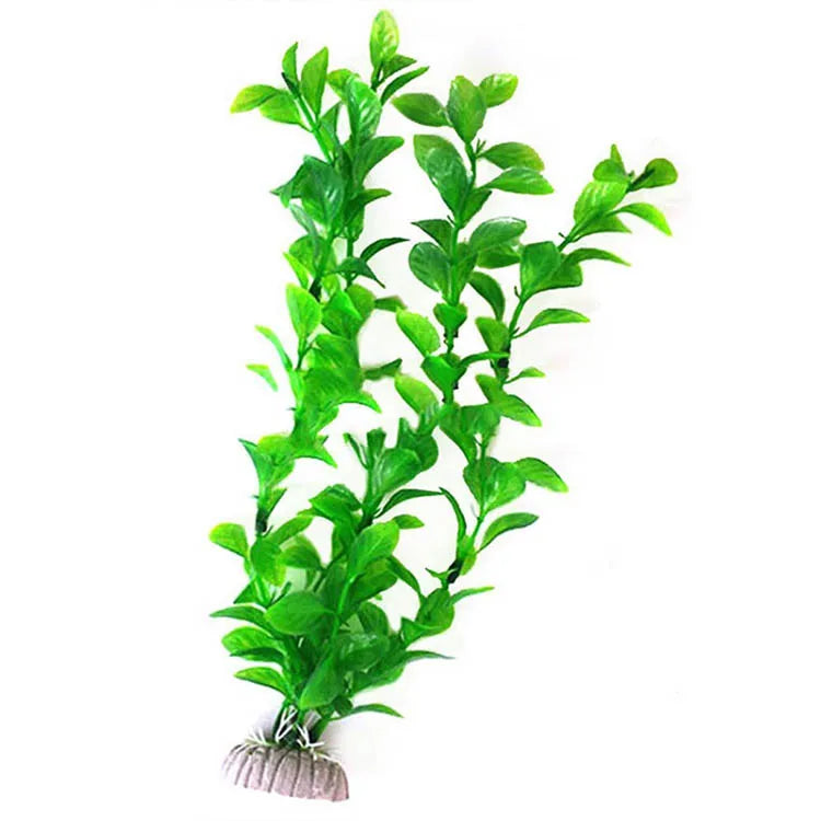 Artificial Water Grass – Plastic Aquarium Plant Ornament for Fish Tank Decor