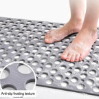 Anti Mould Rubber Bath Mat – Non Slip Shower Accessory for Bathroom Safety