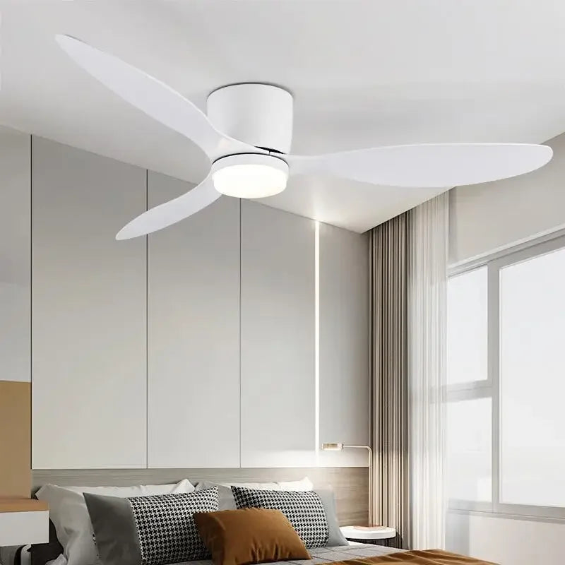 Modern LED Ceiling Fan – 42 52 Inch DC Motor for Nordic Home Lighting